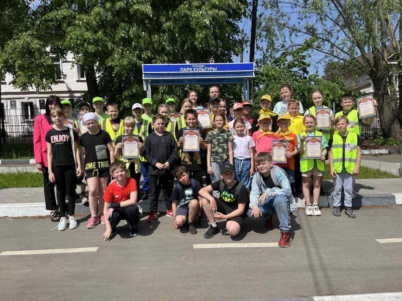 Богородские школьники соревновались в умении грамотно и безопасно осуществлять движение на велосипеде